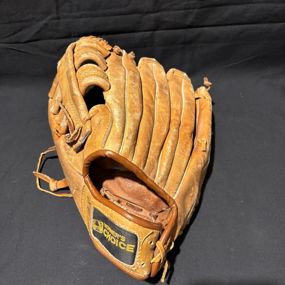 Winner Choice Leather Baseball Glove AA537-0 Rawhide Lace Snap Flex LHT - Picture 10 of 10
